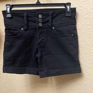 High Waisted Black Shorts.